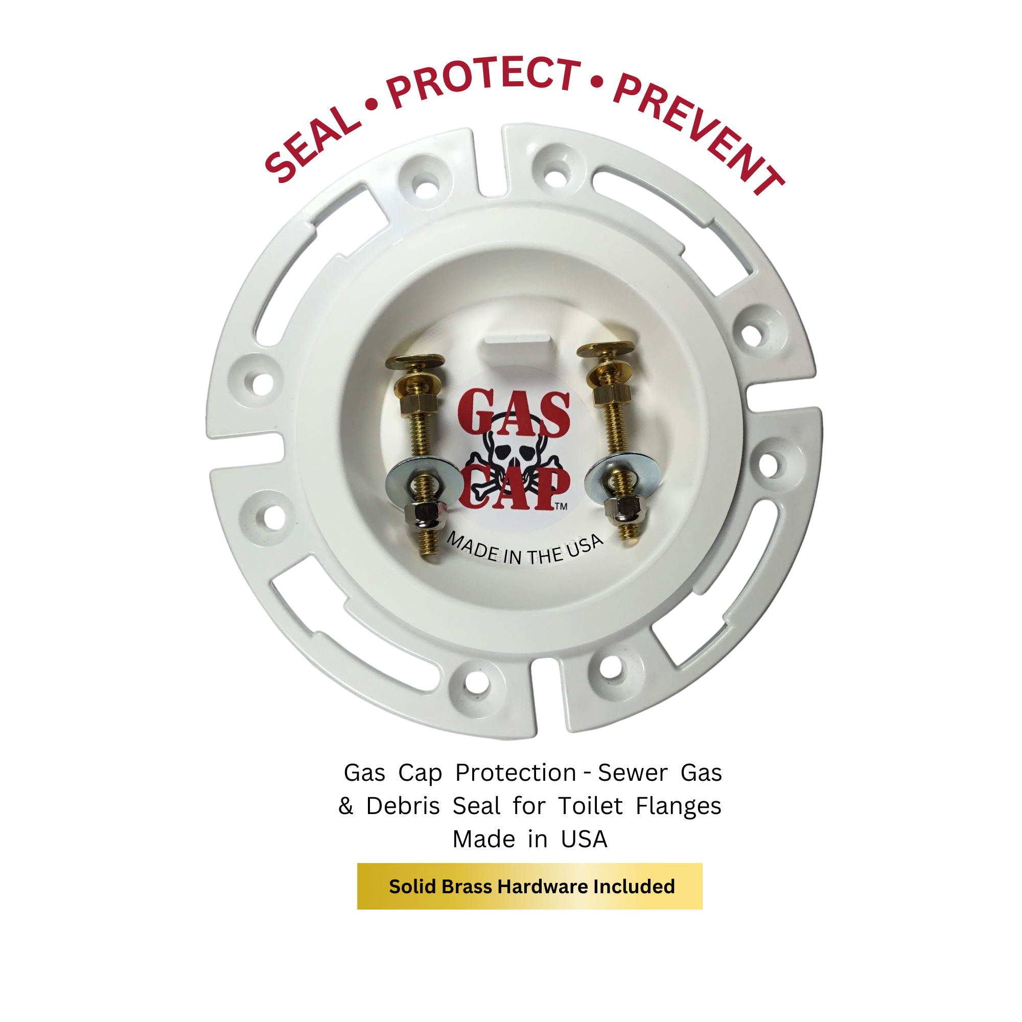 Gas Cap Flange Seal –– Blocks Sewer Gas & Debris